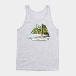 Sailboat to Paradise Tank Top